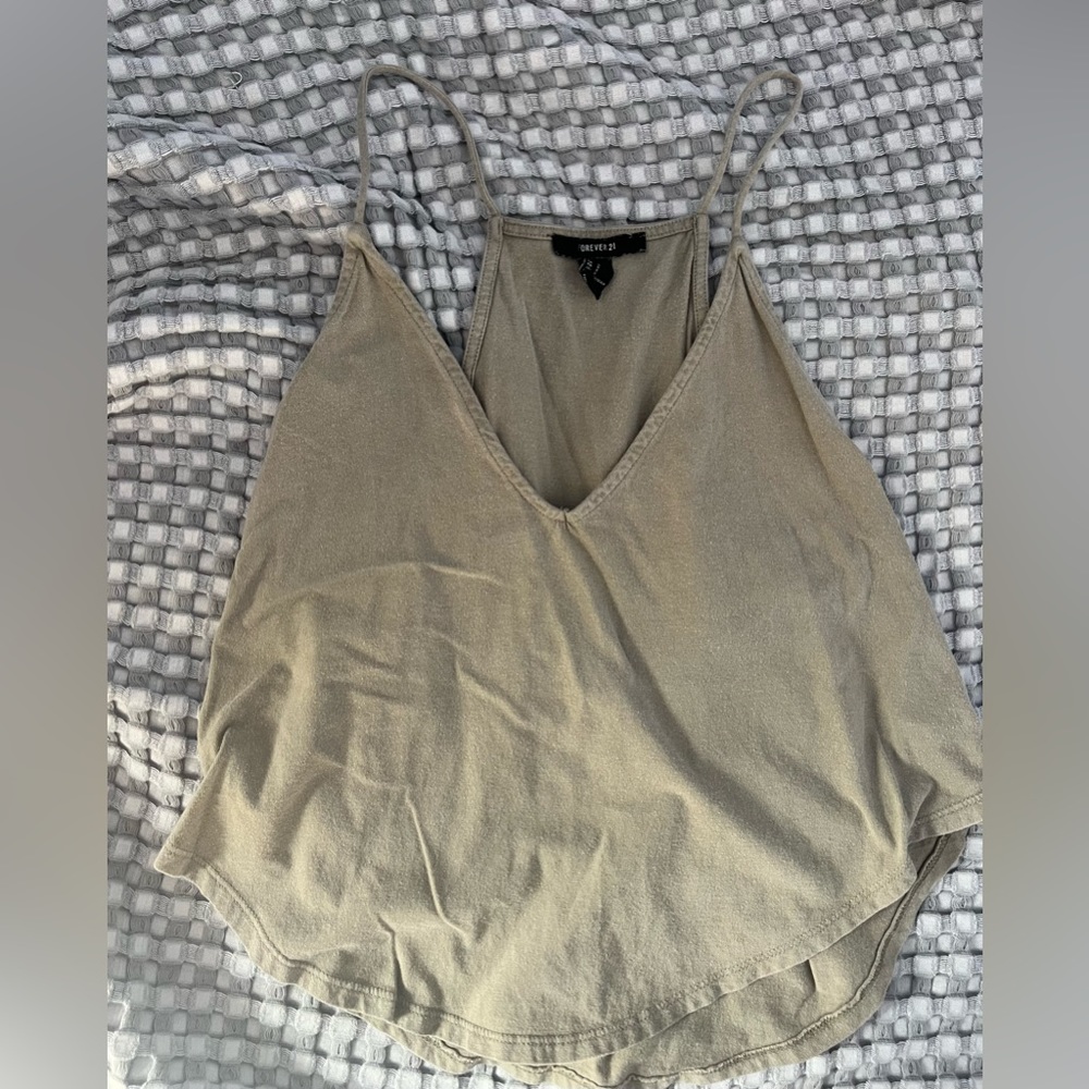 Green Forever 21 Tank
